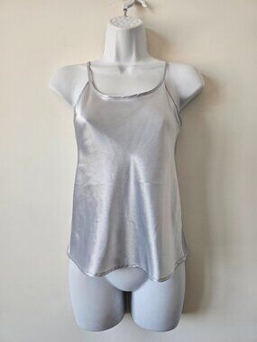 U2 CLOTHING Grey Silver camisole top Size Medium